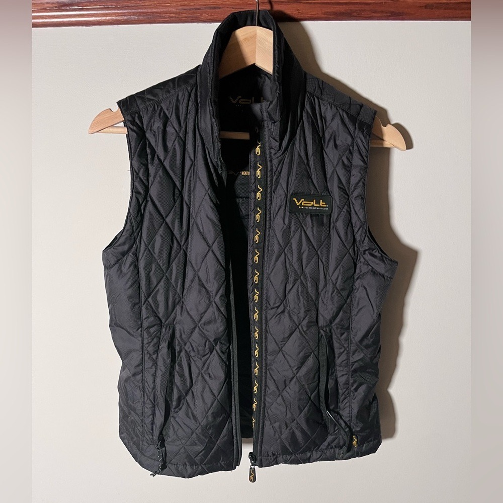 Black Quilted Volt Resistance Heated Women's Vest‎ battery not included.